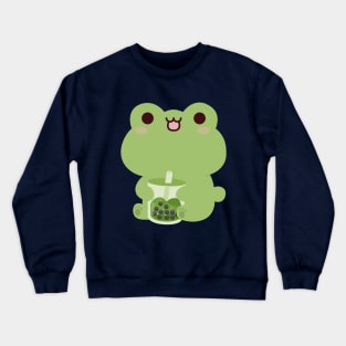 Frog Boba Crewneck Sweatshirt